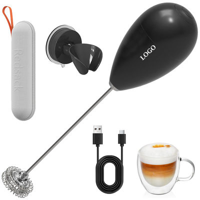 kwaliteit  Suction Cup Wall Mount Electric Milk Frother Uses Safe Lithium Battery fabriek